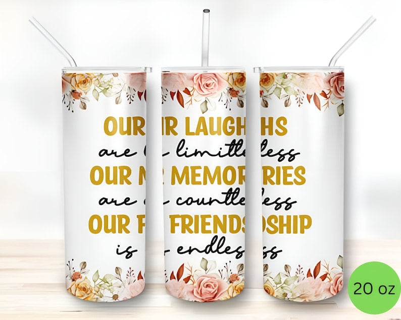 Friends 20oz skinny tumbler