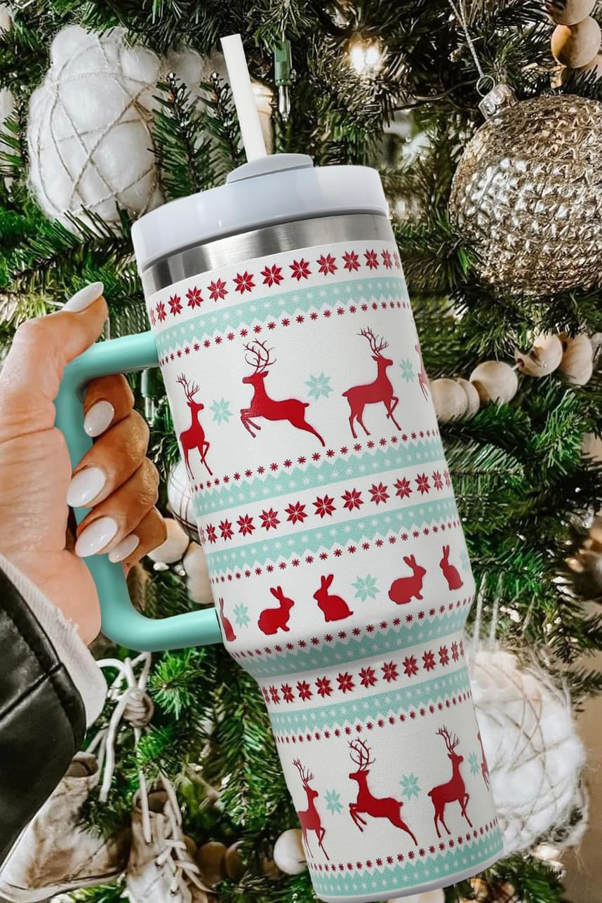 40 oz Tumbler - Reindeer