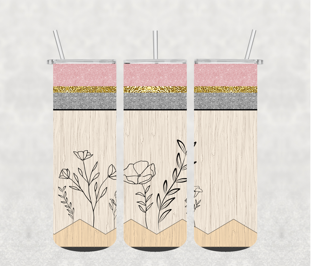 Wildflower Teacher Tumbler - 20oz Tumbler RTS