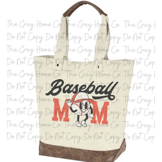 Baseball Mom - Canvas Tote