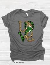 Load image into Gallery viewer, St. Pat&#39;s Love Gnome Leopard Plaid
