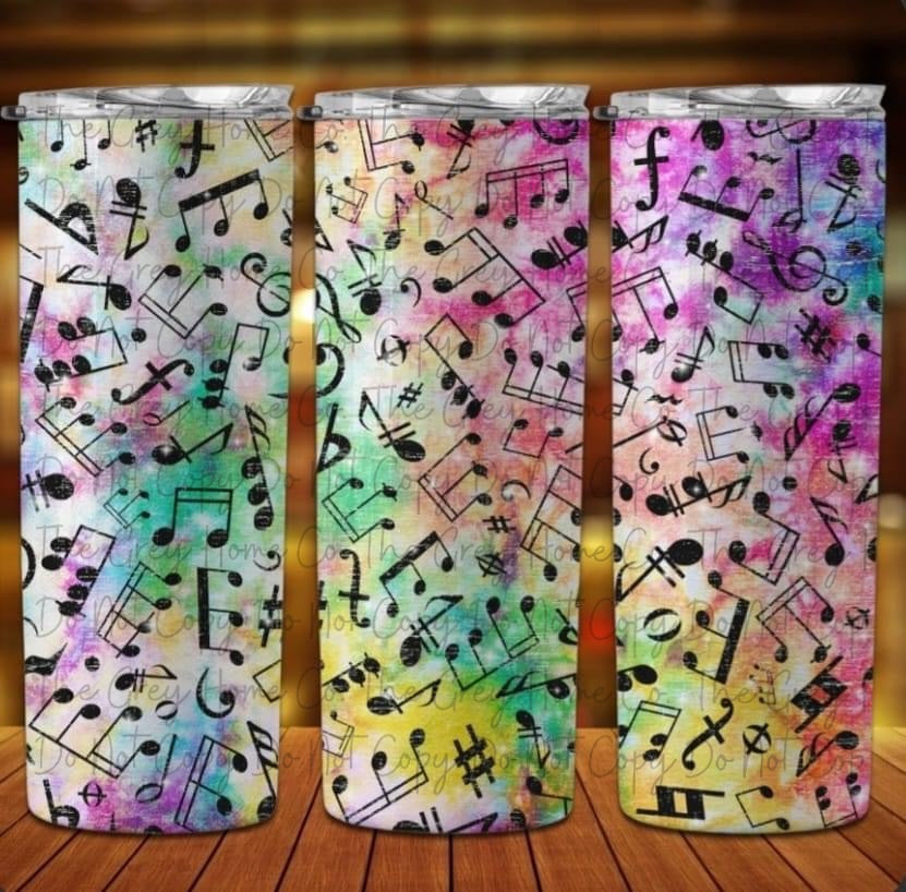 Music Notes- 20oz Tumbler RTS