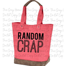 Load image into Gallery viewer, Random Crap - Canvas Tote
