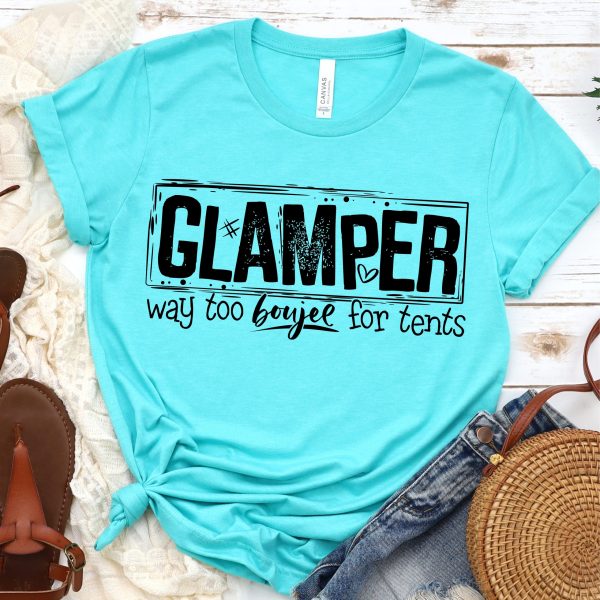 Glamper Way Too Boujee for Tents