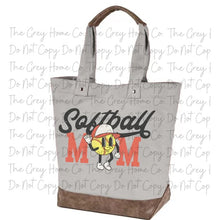 Load image into Gallery viewer, Softball Mom - Canvas Tote
