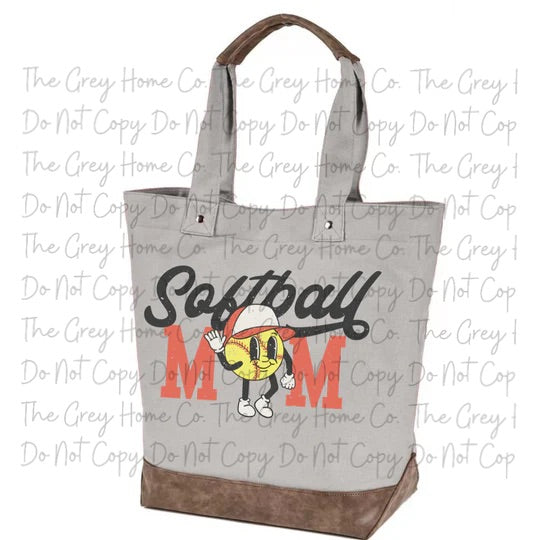 Softball Mom - Canvas Tote