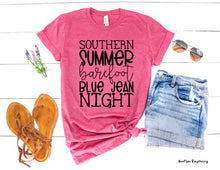 Load image into Gallery viewer, Southern Summer Barefoot Blue Jean Night
